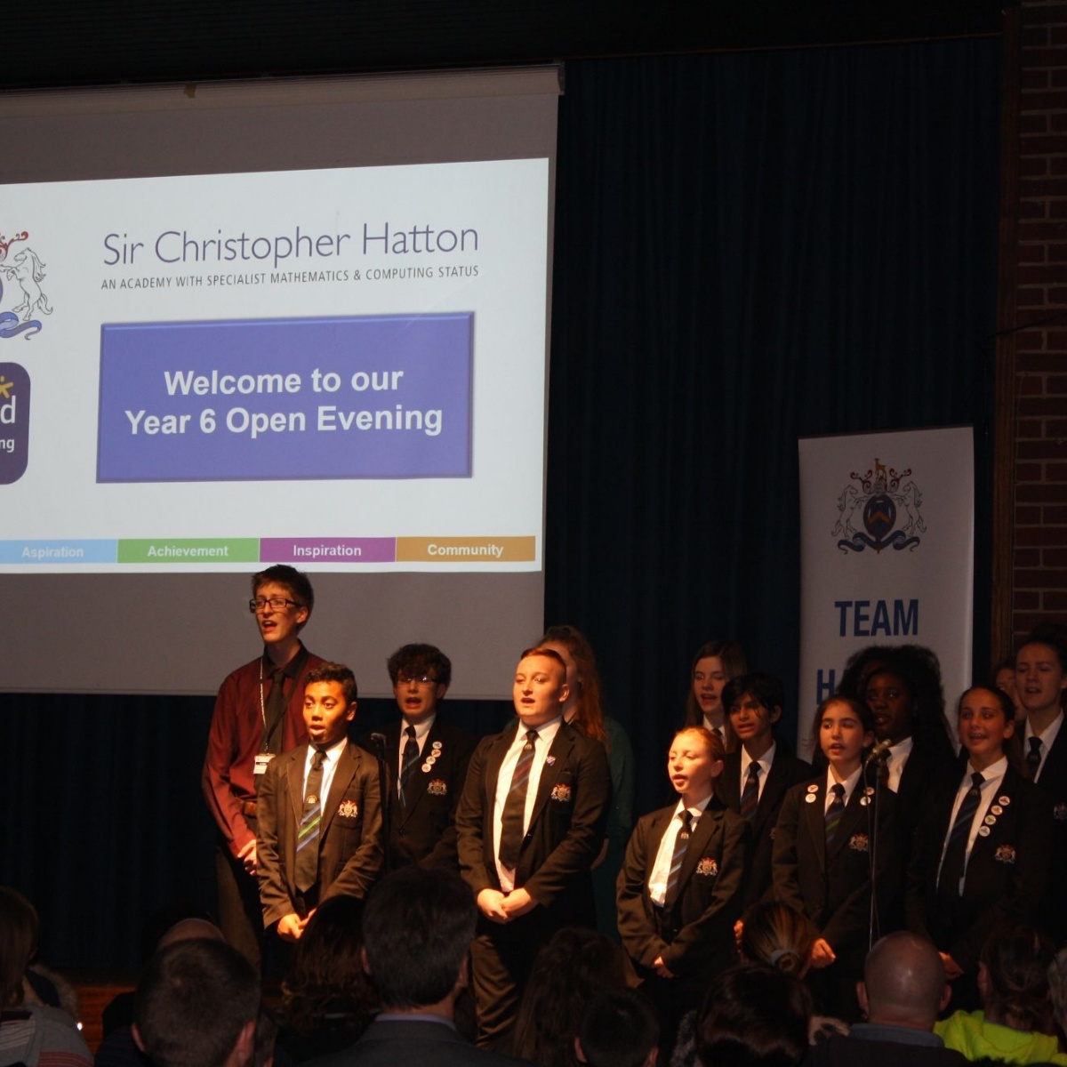 Our YEAR 6 Open events Sir Christopher Hatton Academy